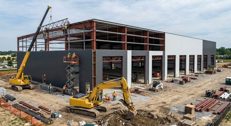Industrial Garage Construction in North Charleston, SC