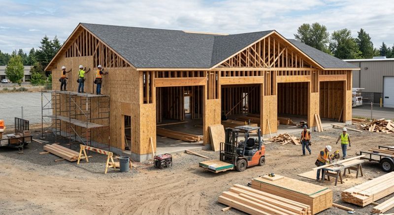 Industrial Garage Construction in South Houston, TX