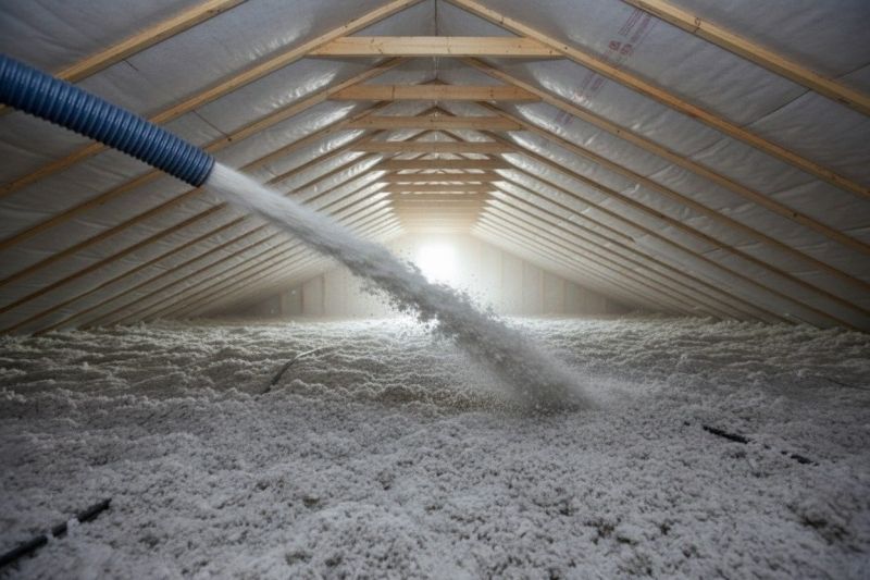 Blown Insulation Installation in Georgetown, TX