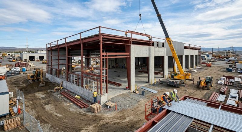 Commercial Garage Construction in Conroe, TX