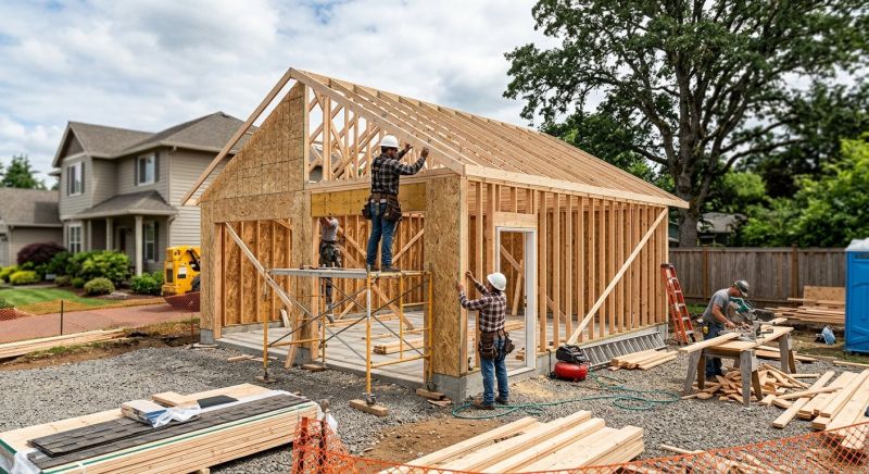 Detached Garage Construction in Conroe, TX