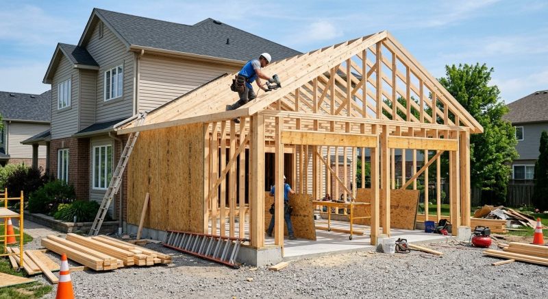 Detached Garage Construction in Pearland, TX