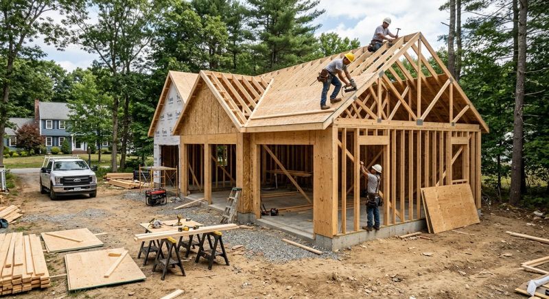 Detached Garage Construction in Houston, TX
