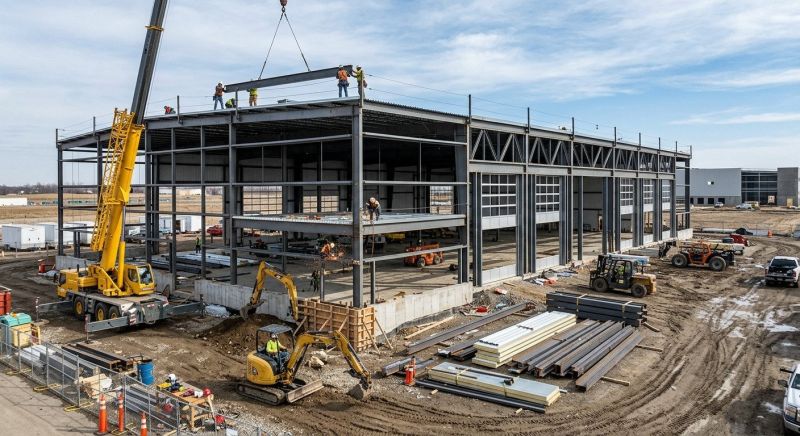 Industrial Garage Construction in South Houston, TX