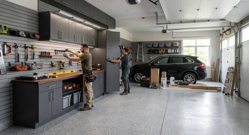Three Car Garage Installation in Summerville, SC