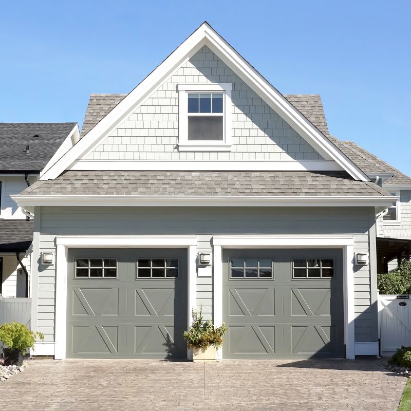Two Story Garage Construction in Katy, TX