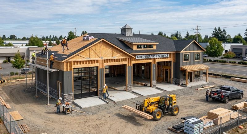 Warehouse Garage Construction in Summerville, SC